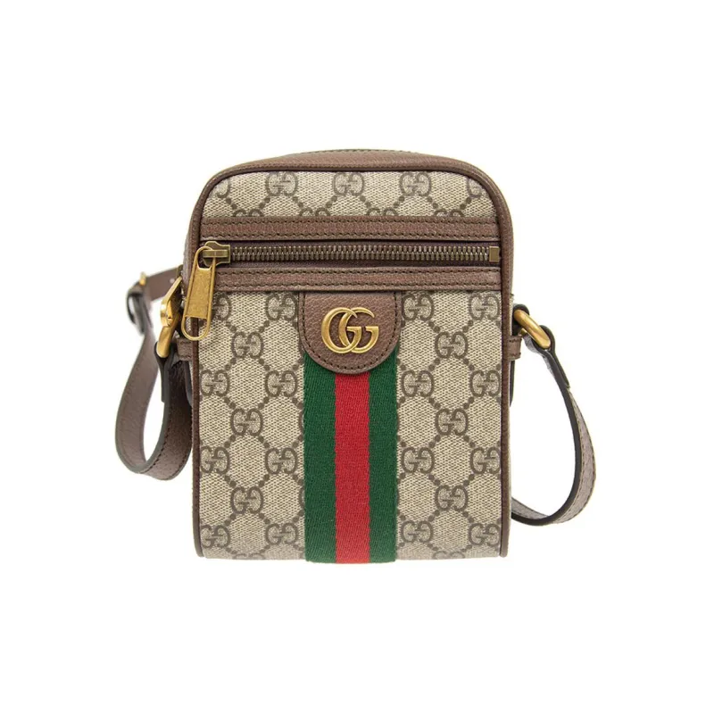 GUCCI Ophidia GG Shoulder Bag Beige/Ebony-0