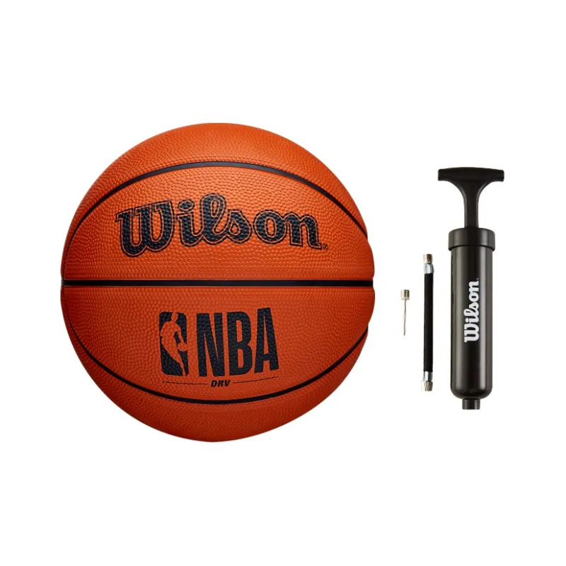 Wilson x NBA DRV Series Rubber Basketball Brown Size 7 Ball Training-10