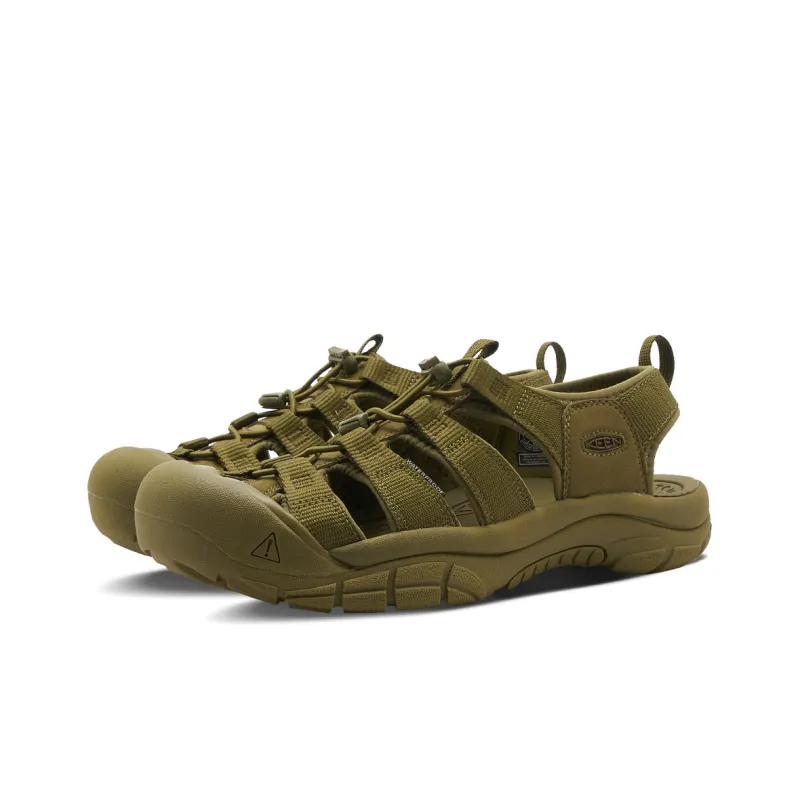 KEEN Newport H2 Breathable And Wear resistant River Trekking Shoes Men's Olive Umber-2