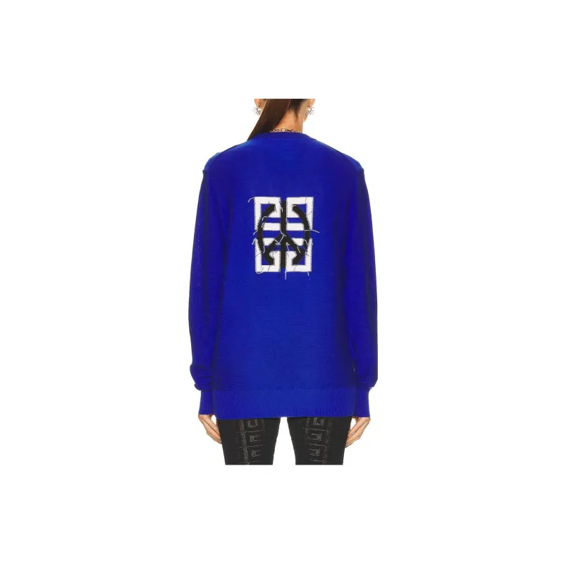 Givenchy Sweaters Women's Blue-1