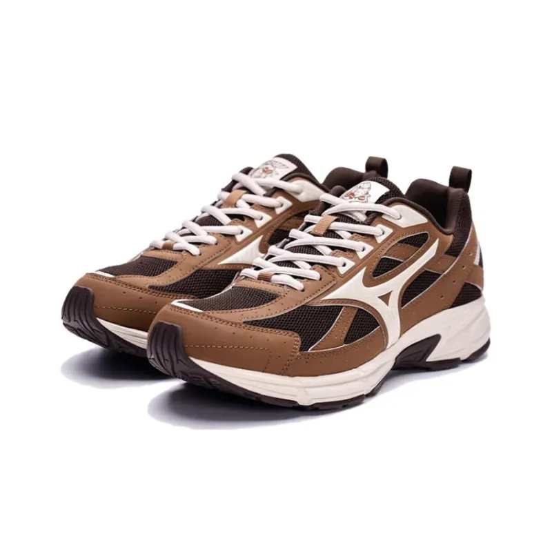 Mizuno Anti-Slip And Wear-Resistant Breathable Low-Top Training Running Shoes Unisex Umber-2