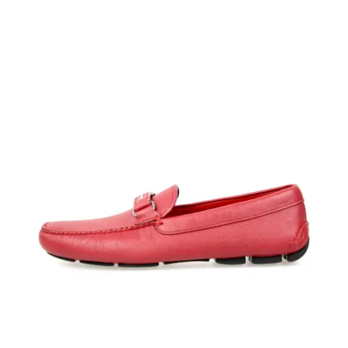 PRADA Men's Casual Shoes Men Low-Top Red