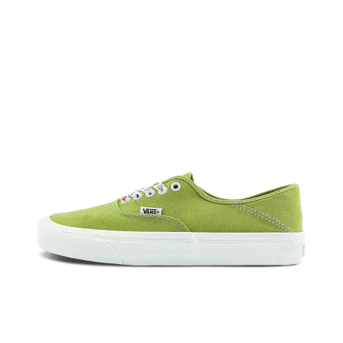 Vans Authentic Skateboard Shoes Unisex Low-Top Green/White