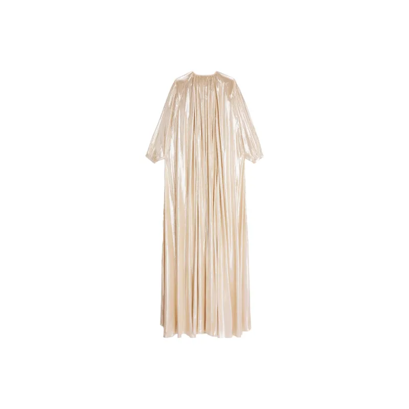 CELINE SS23 Long Sleeved Dress Women's Gold-1