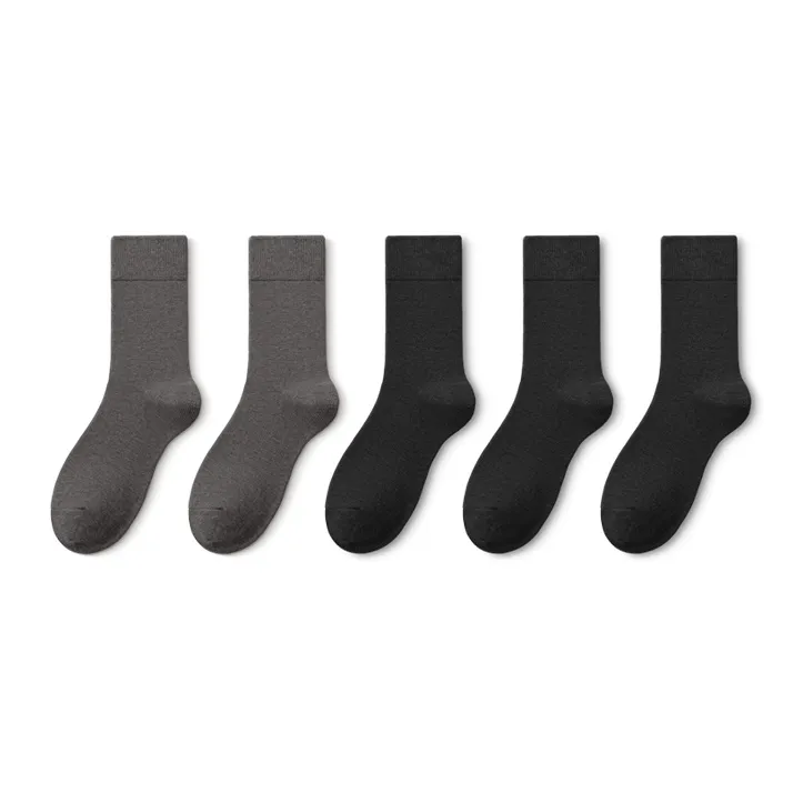 SHIWAJI Knee-High Socks Men's 5 Pack-2