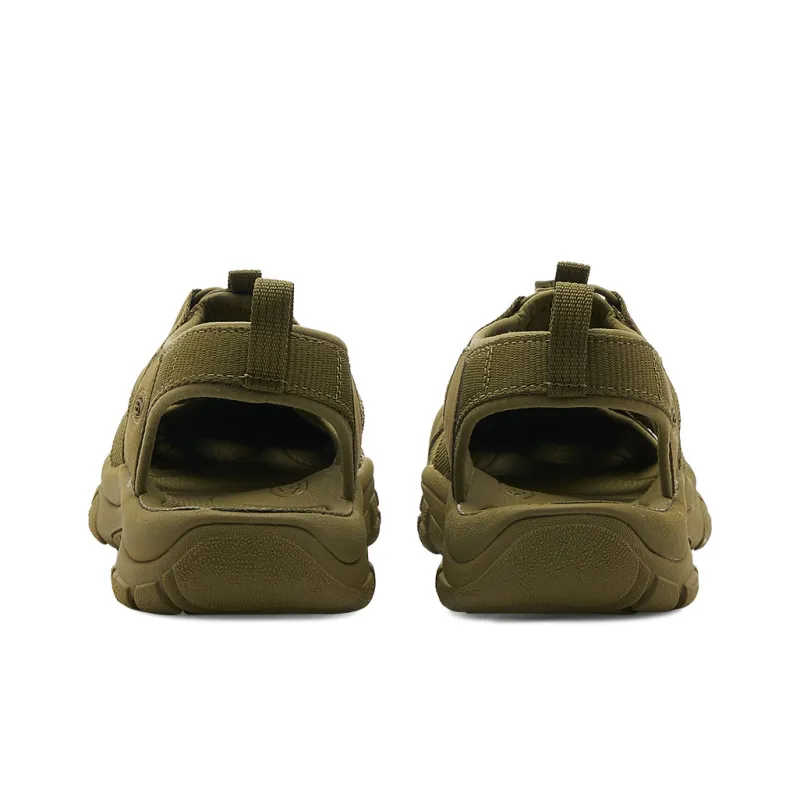 KEEN Newport H2 Breathable And Wear resistant River Trekking Shoes Men's Olive Umber-4