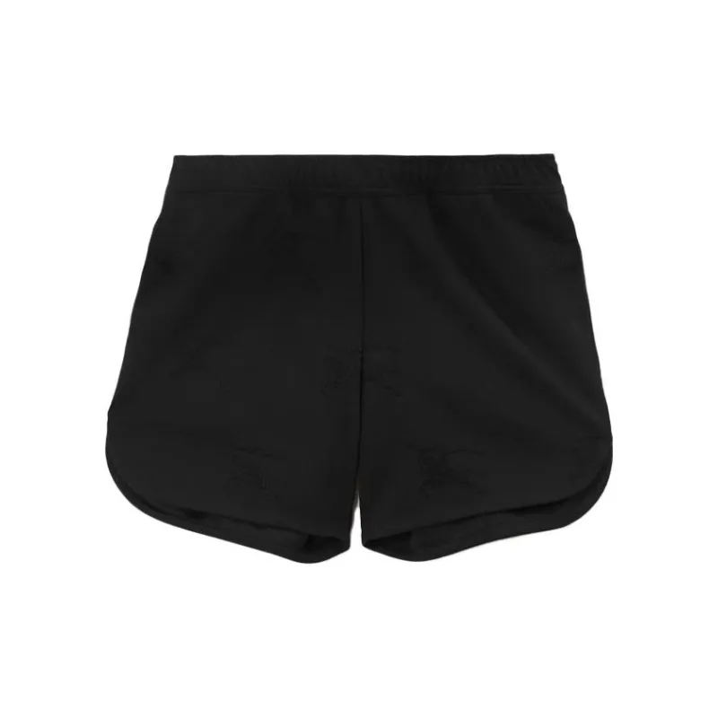 Burberry Ekd Technical Cotton Jacquard Shorts-6