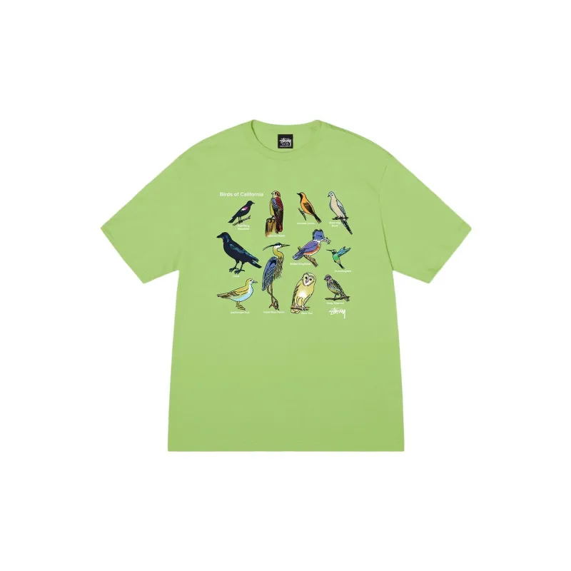 Stussy California Birds Tee Green M - POIZON