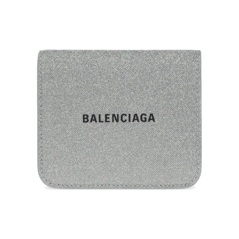 Balenciaga Nylon Wallet Regular Women's Silver-0