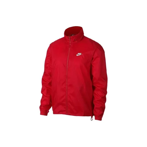 Nike Logo Windbreaker Jacket 'Red'