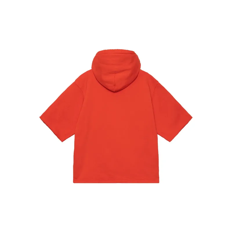Stussy Short Sleeve Boxy Cropped Hoodie-10