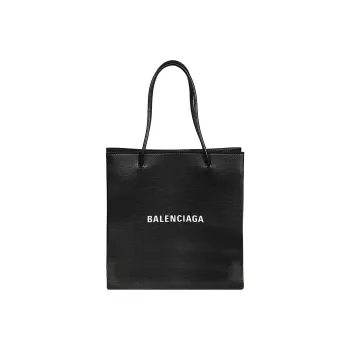 Balenciaga Calfskin Tote Bag Shopping Bag Shoulder Bag Handbag Regular Women's Black