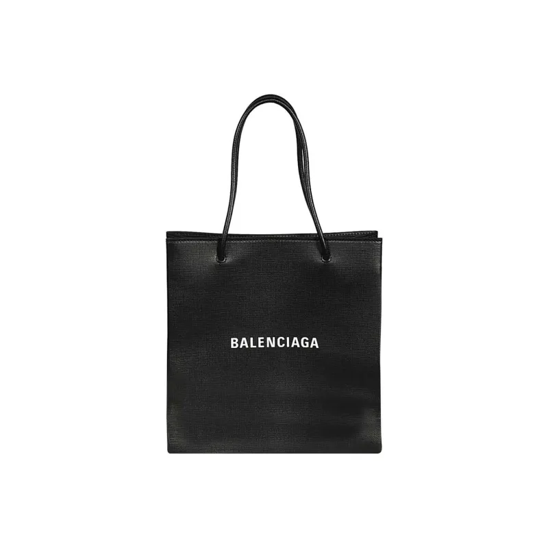 Balenciaga Calfskin Tote Bag Shopping Bag Shoulder Bag Handbag Regular Women's Black-0