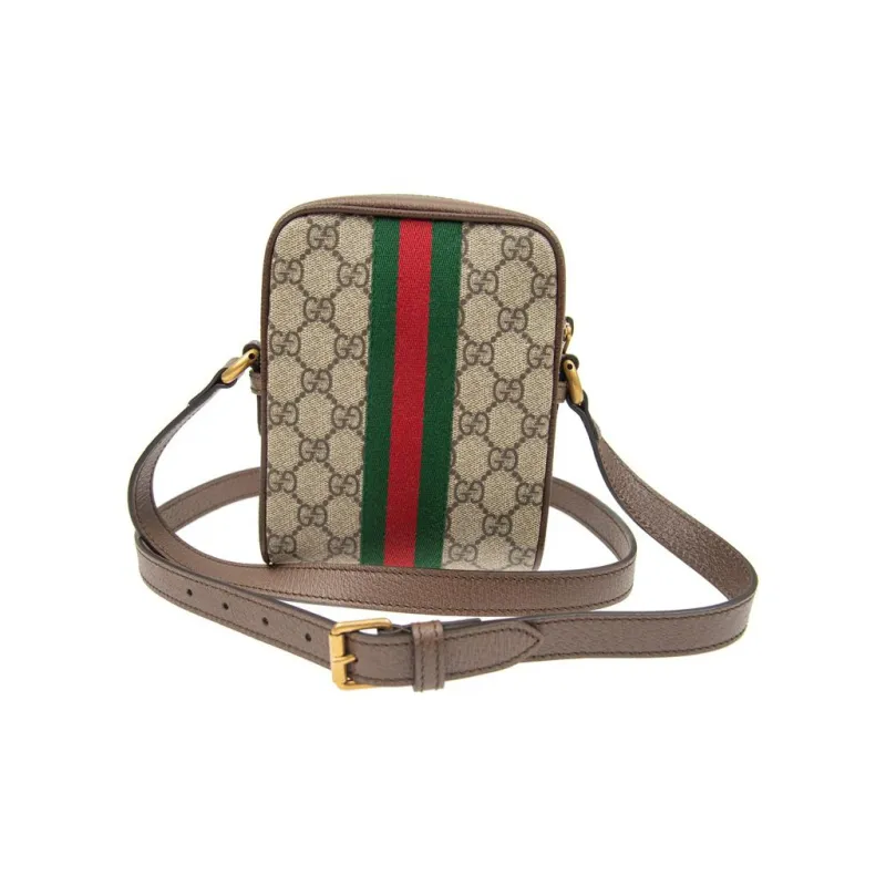 GUCCI Ophidia GG Shoulder Bag Beige/Ebony-2