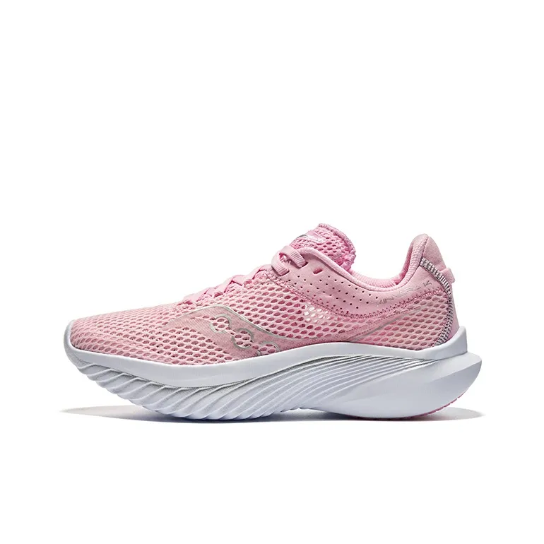 Saucony Cushioning, Breathable, Lightweight Coverage Low Top Training Running Shoes Women's Pink-0
