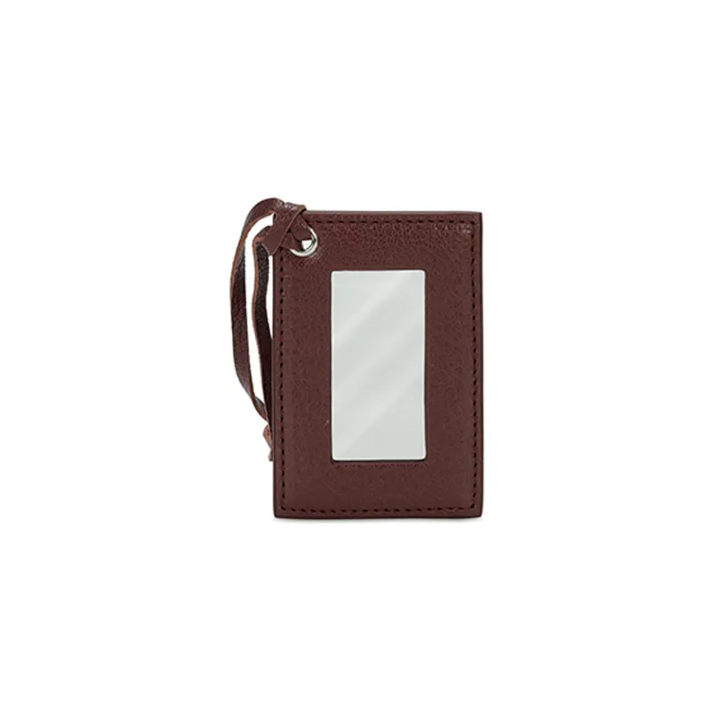 Balenciaga Leather Shoulder Bag Crossbody Bag Handbag Women's Brown-5