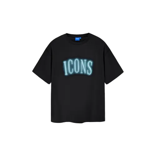 ICONS Lab T-Shirts Unisex Black