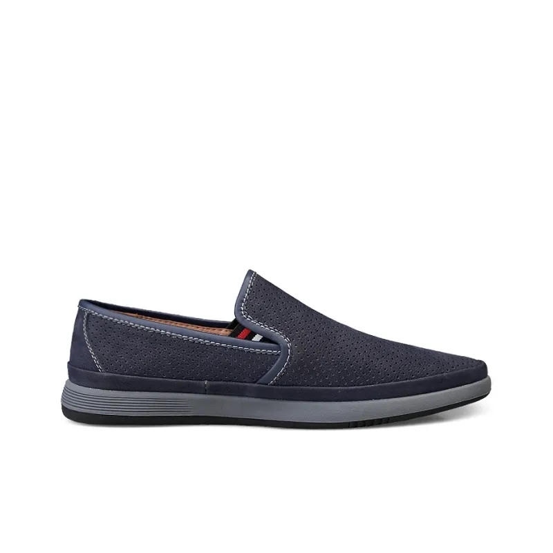 BECK Men's Casual Shoes Men Low Top Blue/Sand-1