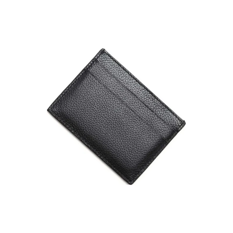 Balenciaga Calfskin Card Holder Card Holder Women's Black-3