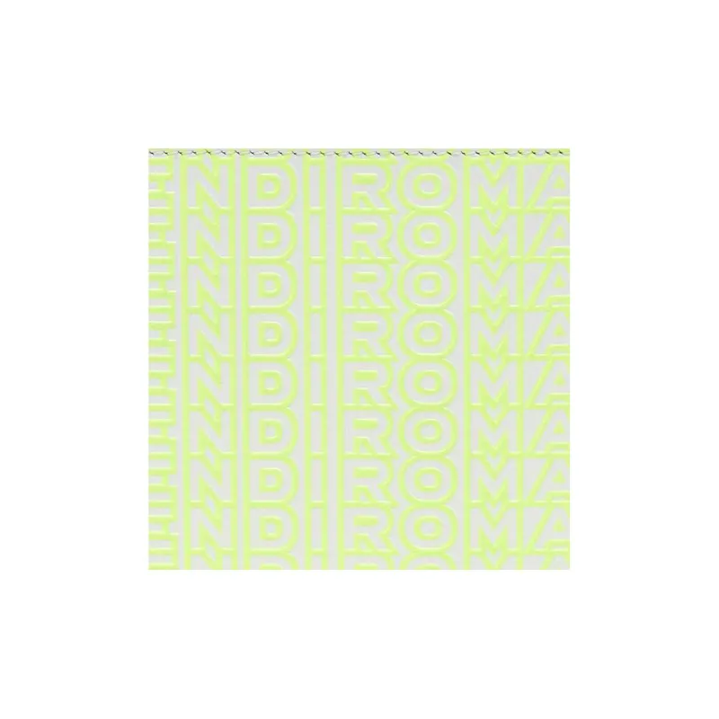 FENDI Marc Jacobs Collaboration Calfskin Wallet Men's Neon Yellow-3