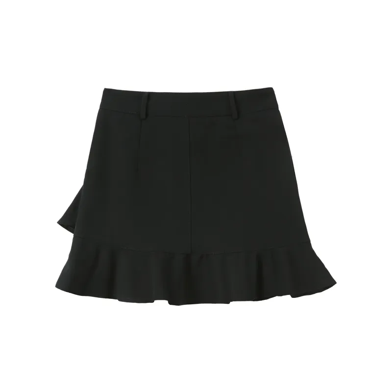 EIDOLON GRAIN Casual Short Skirts Women's Black-1