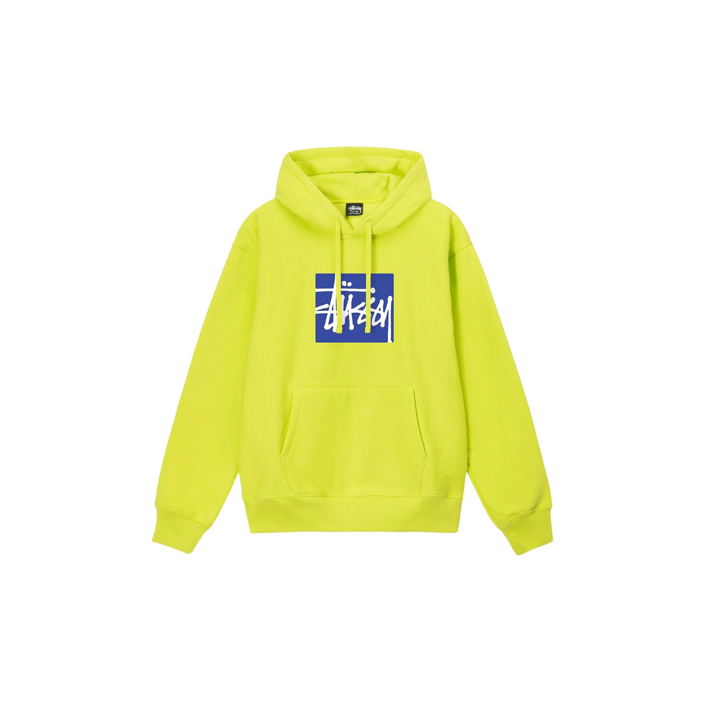 Stussy Stock Box Hoodie White XL - POIZON