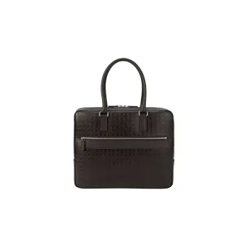 FERRAGAMO Leather Briefcases Handbags Regular Men's Brown