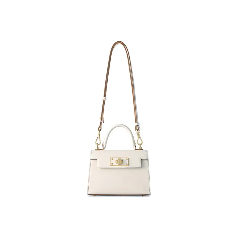 FION Cow Leather Crossbody Handbag For Women's Trumpets Women's Multicolor-2