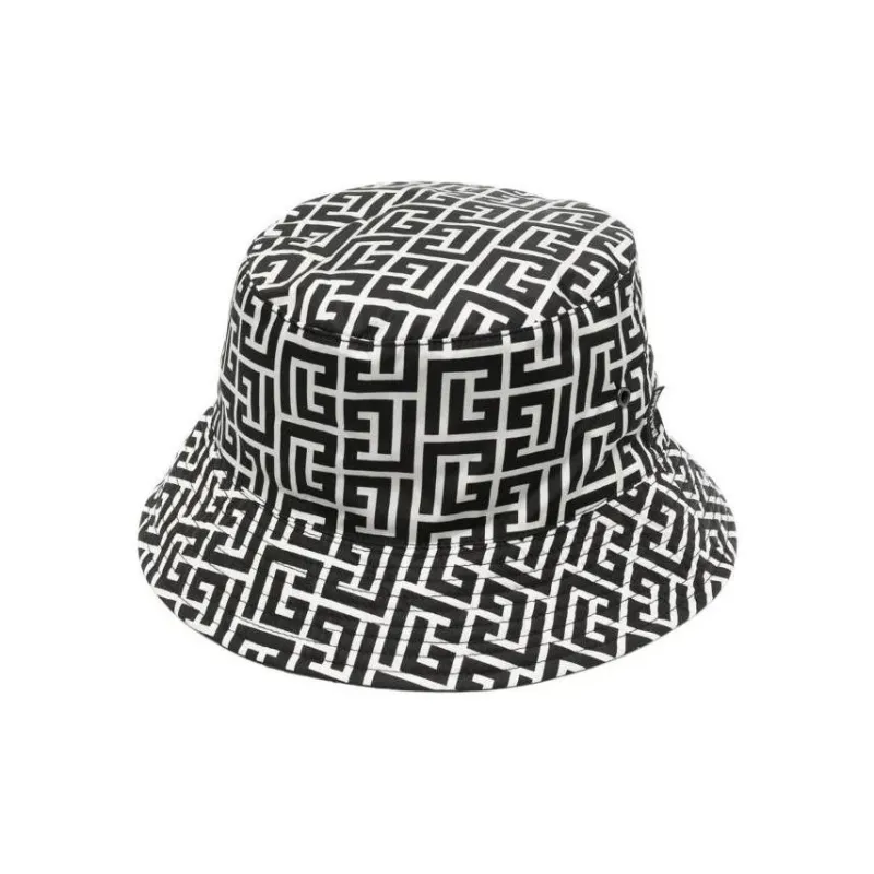 BALMAIN Monogram pattern Bucket Hat-0