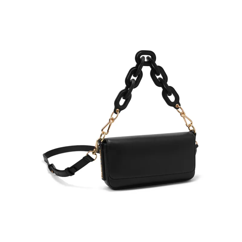 CHARLES&KEITH Fabric With Leather Small CK Bag Small Square Bag One Shoulder Handbag Small Size Women's Multicolor-5