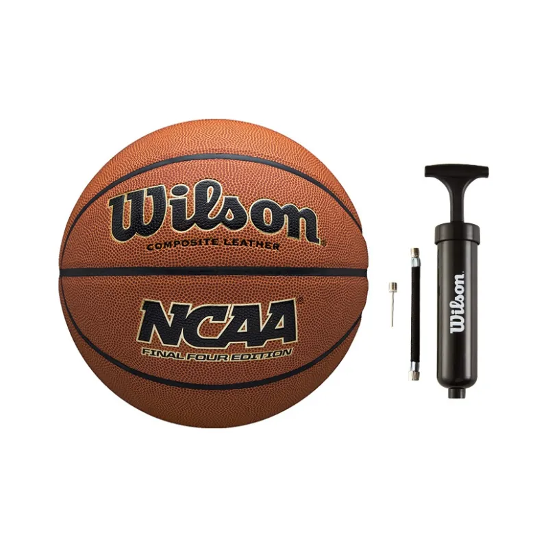 Wilson NCAA Collection WTB1233IB07CN PU Basketball Brown Size 7 Training Match Unisex-11