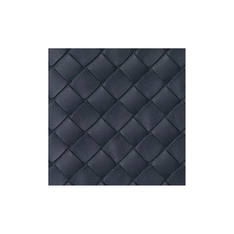 Bottega Veneta Cow Leather Wallet Men's Dark Blue-5