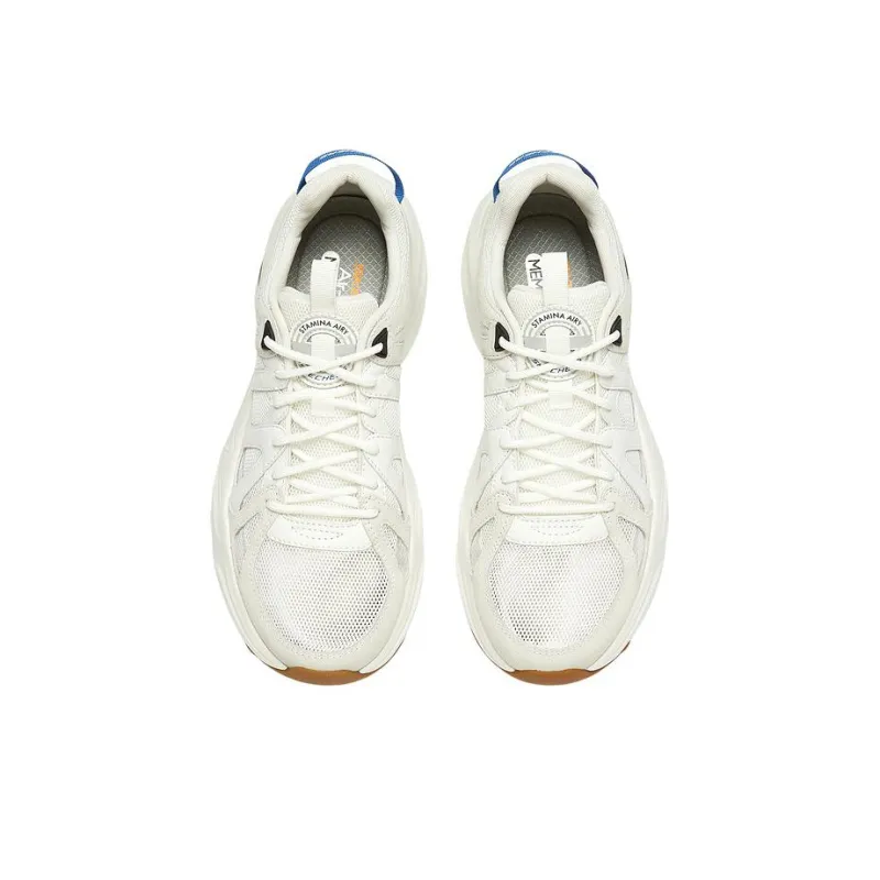 Skechers Lifestyle Anti Slip Wear Resistant Low Top Casual Shoes Men's White Blue-1