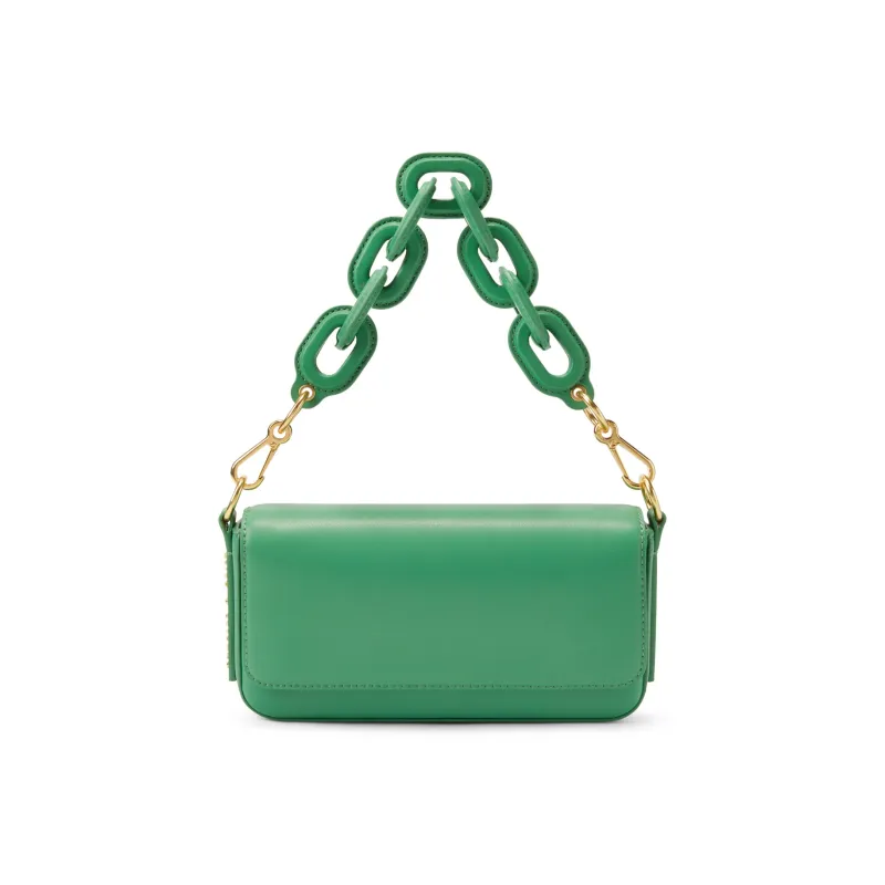 CHARLES&KEITH Fabric With Leather Small CK Bag Small Square Bag One Shoulder Handbag Small Size Women's Multicolor-6
