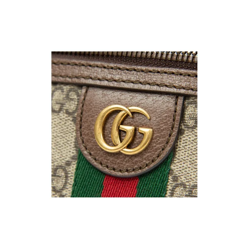 GUCCI Ophidia GG Shoulder Bag Beige/Ebony-4