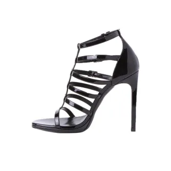 SAINT LAURENT Roman Sandals Women's Black