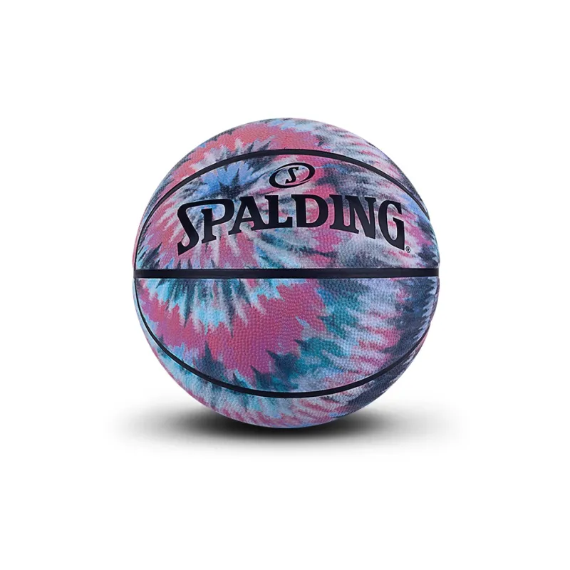 SPALDING Tie dye Series Rubber Basketball Red Size 7 Training Unisex-6