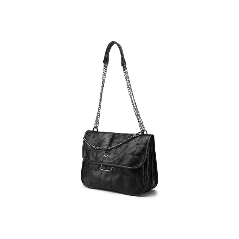 NOMK PU Crossbody Shoulder Bags Regular Women's Black-1