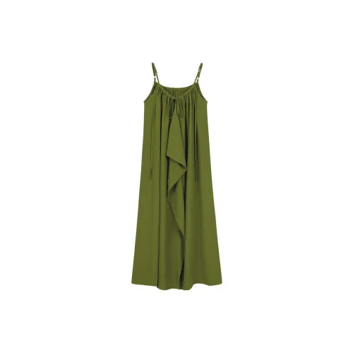 Migu Slip Dresses Women's Mint Foam Green