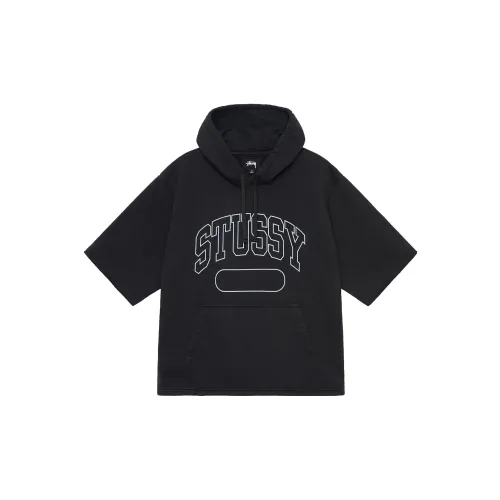 Stüssy Logo-print Short-sleeve Hoodie