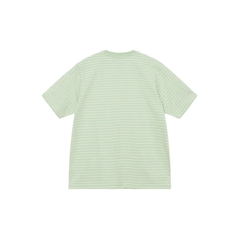 Stussy Pin Striped Short Sleeve Crew-1