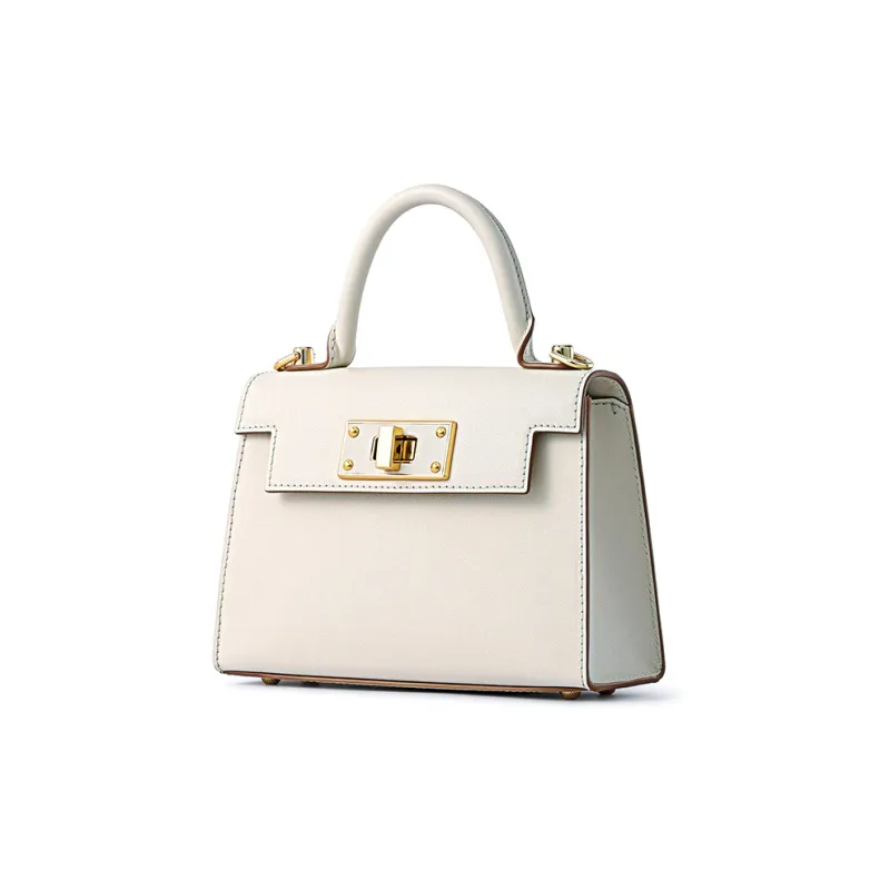 FION Cow Leather Crossbody Handbag For Women's Trumpets Women's Multicolor-1