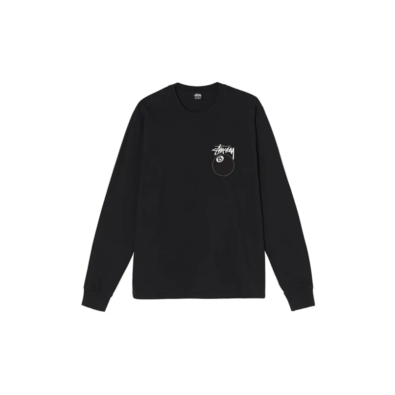 Stussy 8 Ball Pigment Dyed Long Sleeve Tee-1