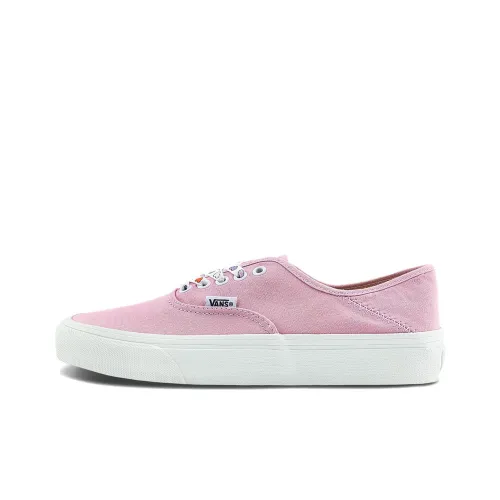 Vans Authentic Skateboard Shoes Unisex Low-Top Pink/White