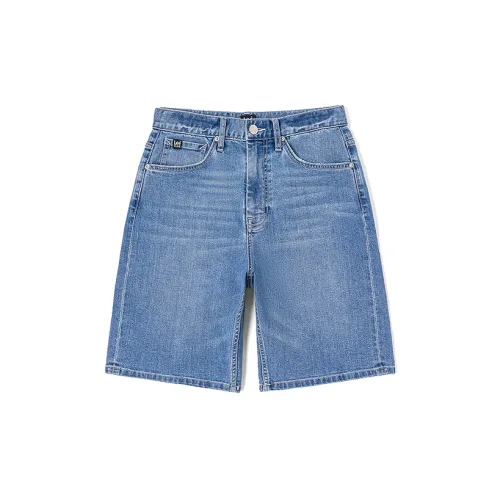 Lee Denim Shorts Men Light Blue