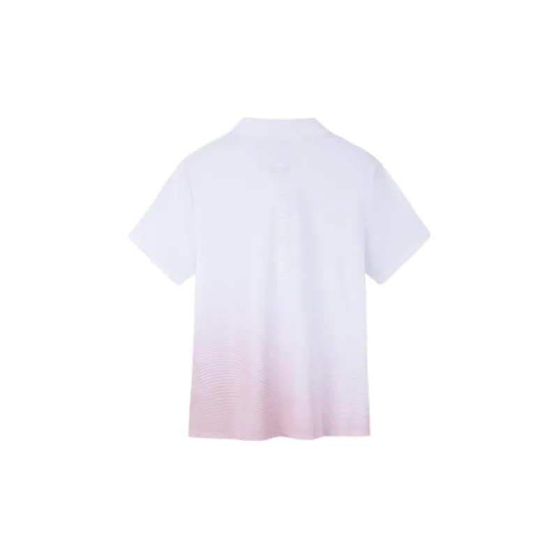 ANTA Champion Series Polo Shirts Women's Cloud Mist Pink-1