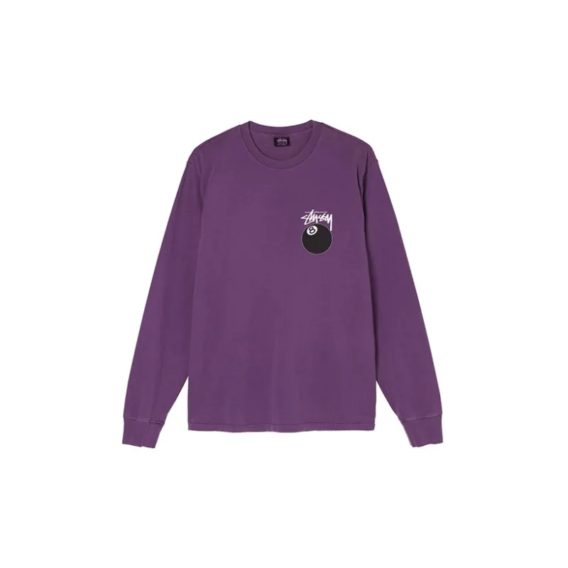 Stussy 8 Ball Pigment Dyed Long Sleeve Tee-5