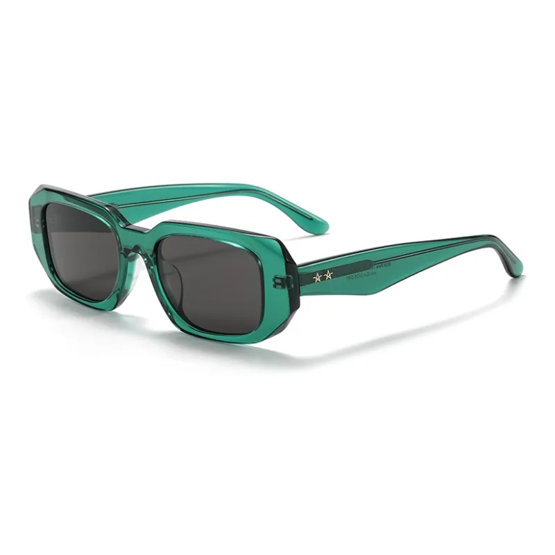 SHAWN LEE Plate Frame Irregular Shape Sunglasses Unisex-8