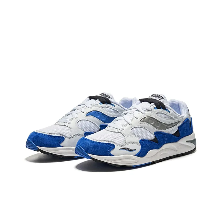 saucony Grid Shadow 2 White Blue-2
