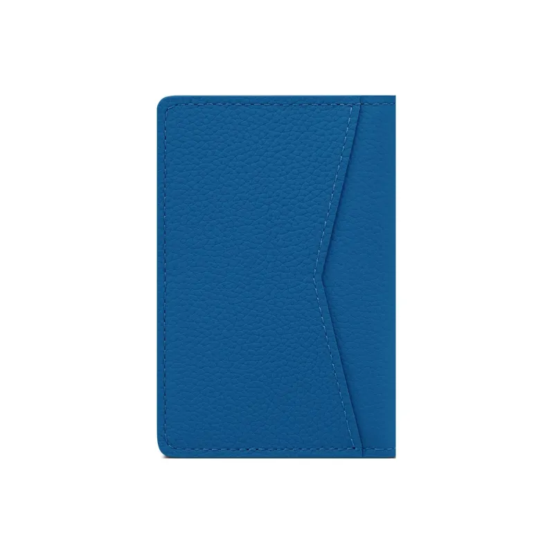 LOUIS VUITTON Cow Leather Wallet Men's Blue-2